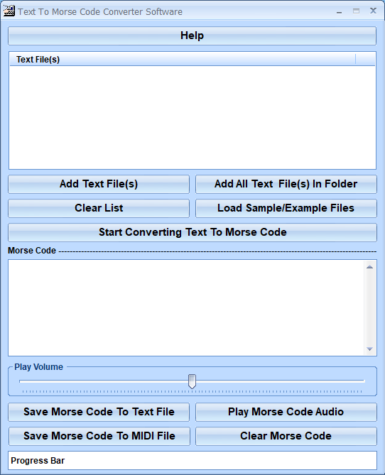 screenshot of text-to-morse-code-converter-software
