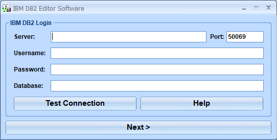 screenshot of ibm-db2-editor-software