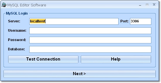 Screenshot for MySQL Editor Software 7.0