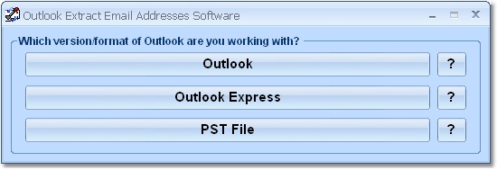 Screenshot for Outlook Extract Email Addresses Software 7.0