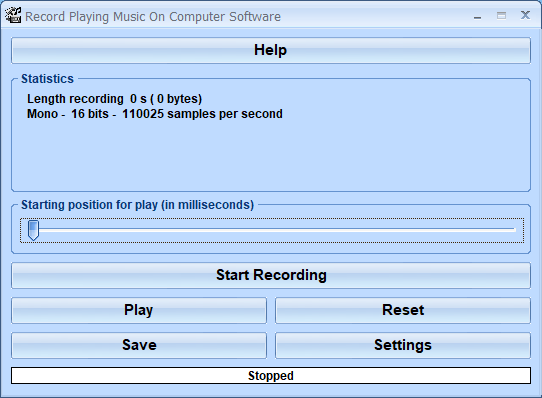 screenshot of record-playing-music-on-computer-software
