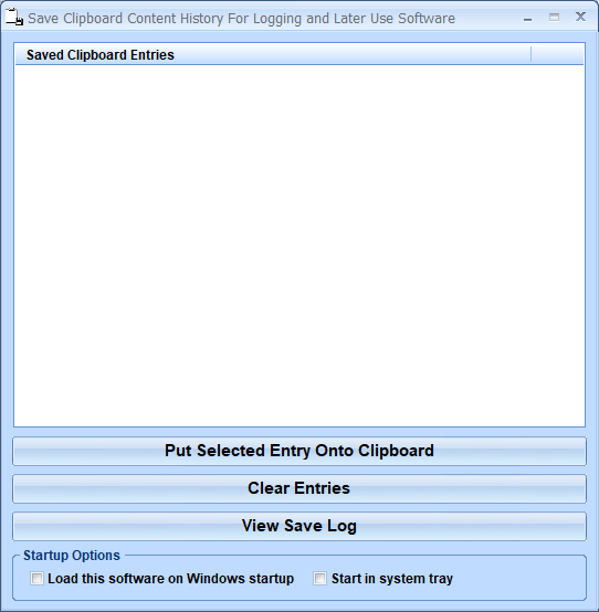 screenshot of save-clipboard-content-history-for-logging-and-later-use-software