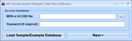 screenshot of ms-access-import-multiple-text-files-software
