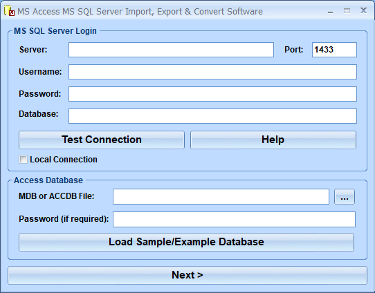 screenshot of ms-access-ms-sql-server-import,-export-and-convert-software