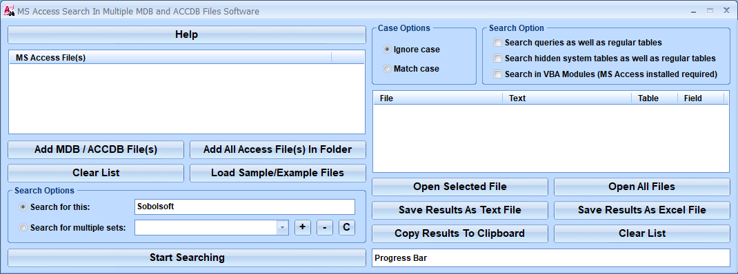 screenshot of access-search-in-multiple-files-software
