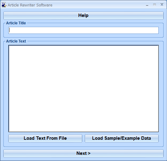 screenshot of article-rewriter-software