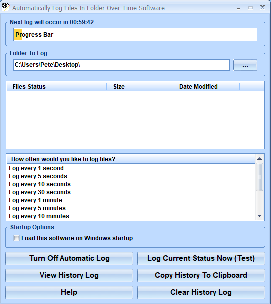 screenshot of automatically-log-files-in-folders