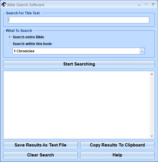 screenshot of bible-search-software