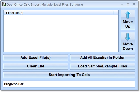 OpenOffice Calc Import Multiple Excel Files Software
