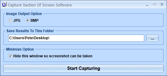 screenshot of capture-section-of-screen-software