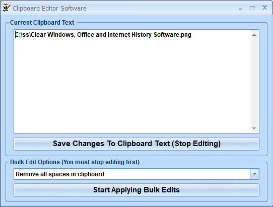 screenshot of clipboard-editor-software