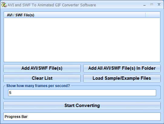 Windows 8 AVI and SWF To Animated GIF Converter Software full
