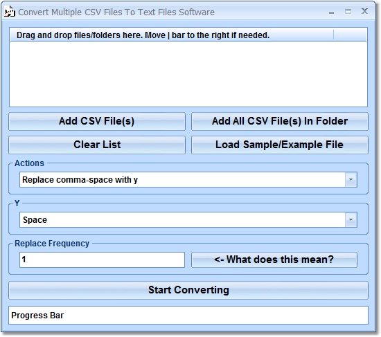 Convert Multiple CSV To Text Files Software