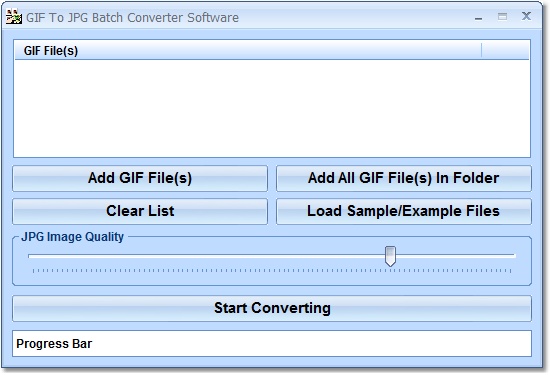 GIF To JPG Converter Software