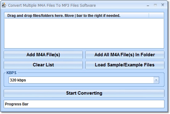M4A To MP3 Converter Software
