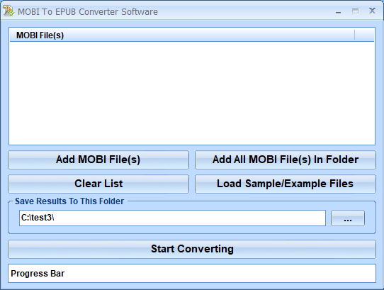 screenshot of convert-mobi-to-epub