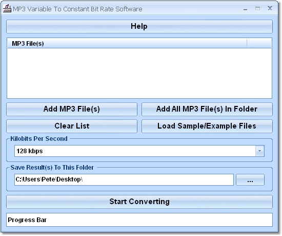 MP3 VBR to MP3 CBR Converter Software