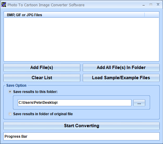screenshot of photo-to-cartoon-image-converter-software
