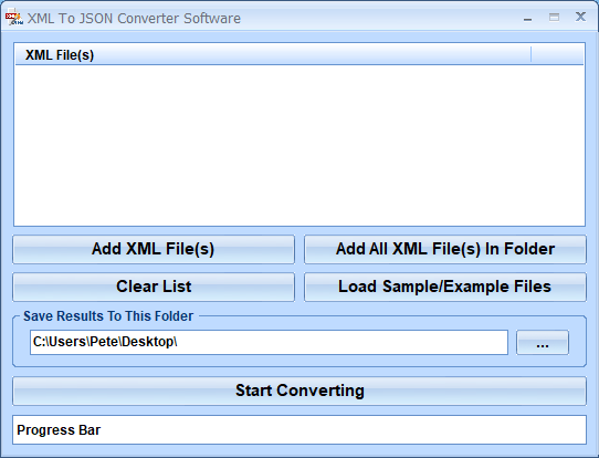 screenshot of convert-xml-to-csv