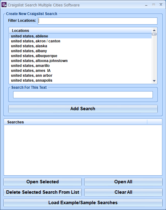 screenshot of craigslist-search-multiple