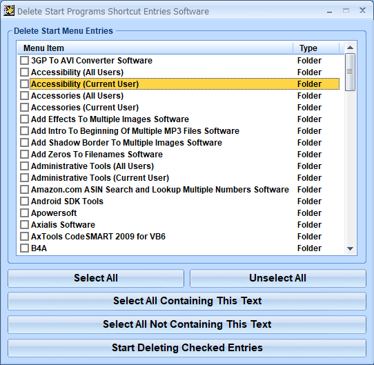 Windows 8 Delete Start Programs Shortcut Entries Software full