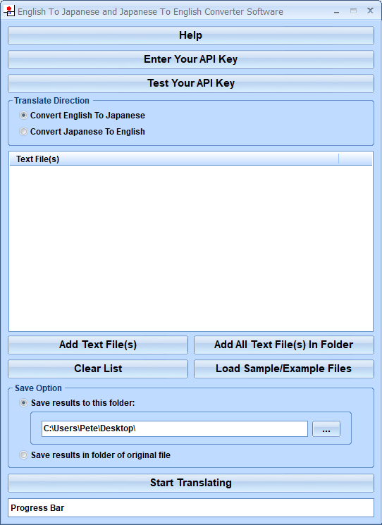 screenshot of english-to-japanese-and-japanese-to-english-converter-software