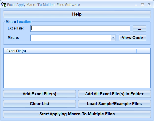 screenshot of excel-apply-macro-to-multiple-files-software