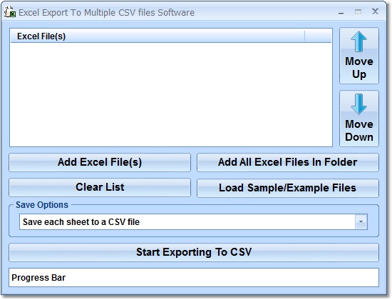 Excel Export To Multiple CSV Files Software