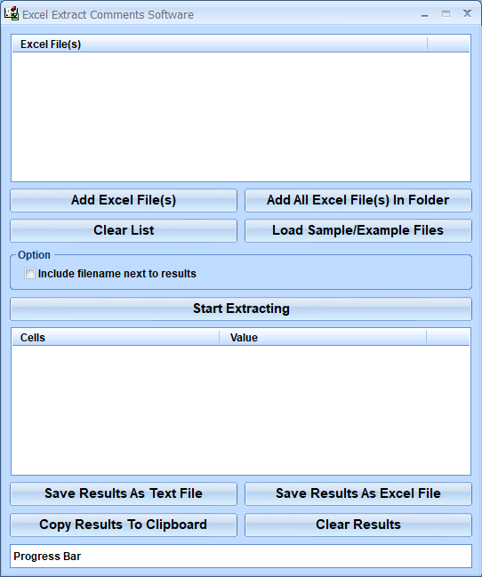 screenshot of excel-extract-comments-software