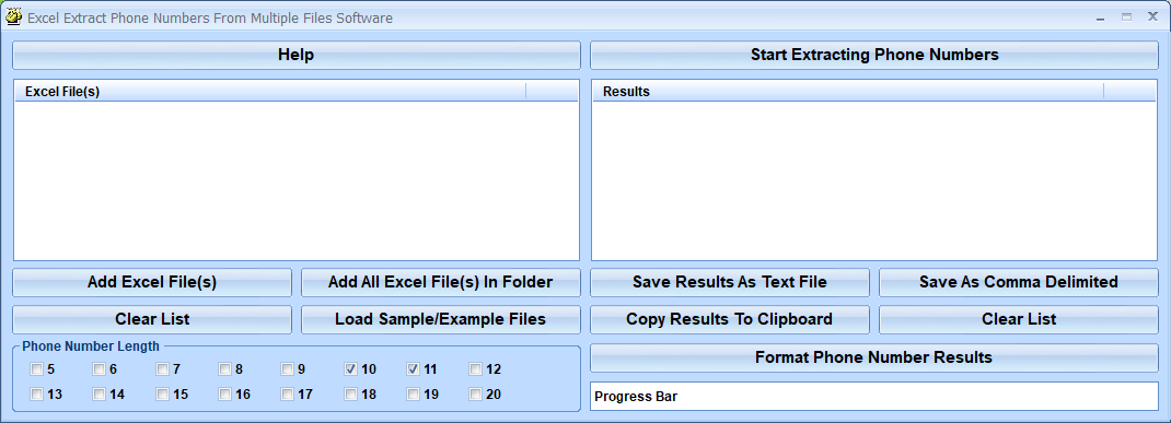 screenshot of excel-extract-phone-numbers-from-multiple-files-software