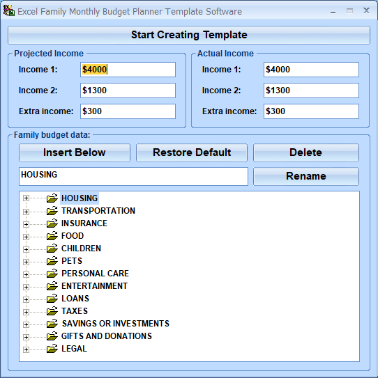 screenshot of excel-family-monthly-budget-planner-template-software