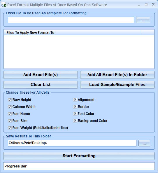 screenshot of excel-change-font-size-and-style-in-multiple-files-software