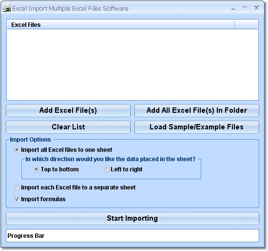 Excel Import Multiple Excel Files Software