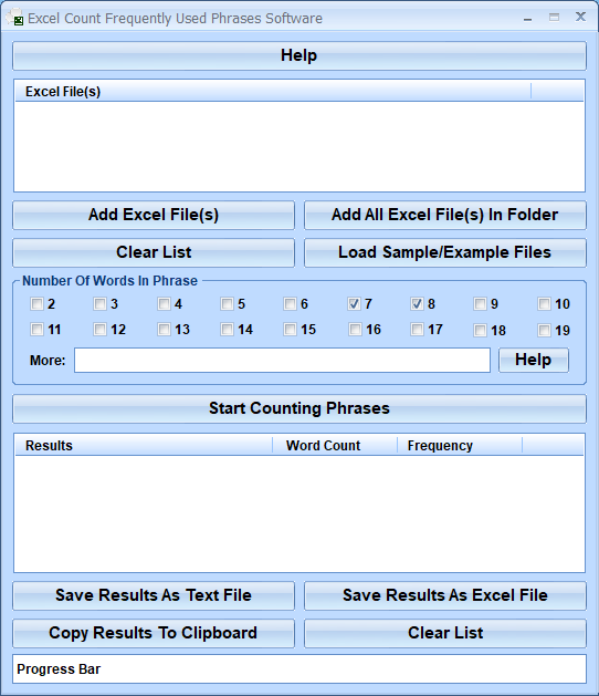 screenshot of excel-count-frequently-used-phrases-software