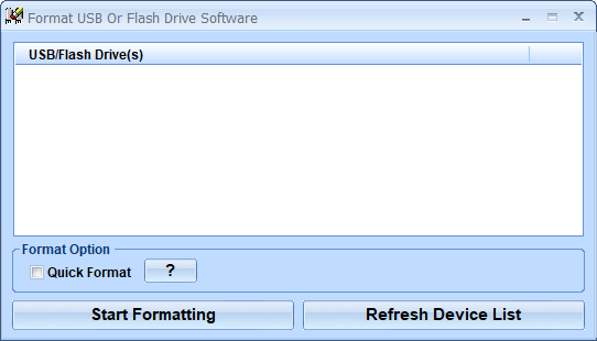screenshot of format-usb-or-flash-drive-software