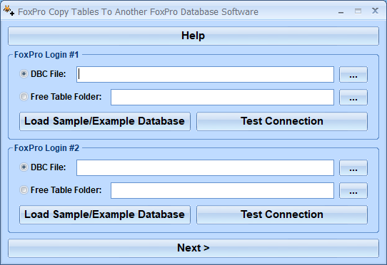 screenshot of foxpro-copy-tables-to-another-foxpro-database-software
