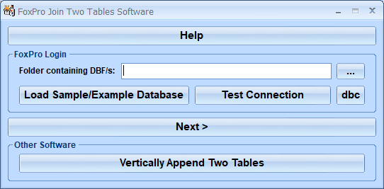 screenshot of foxpro-join-two-tables-software