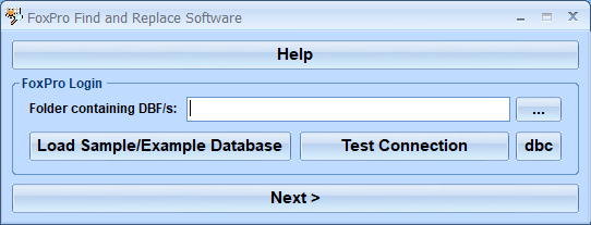 screenshot of foxpro-find-and-replace-software