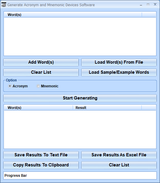 screenshot of generate-acronym-and-mnemonic-devices-software