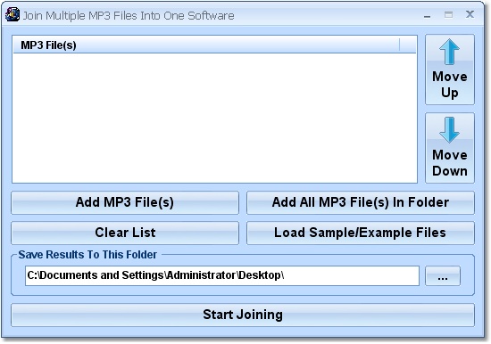 Join (Merge, Combine) Multiple MP3 Files Into One Software