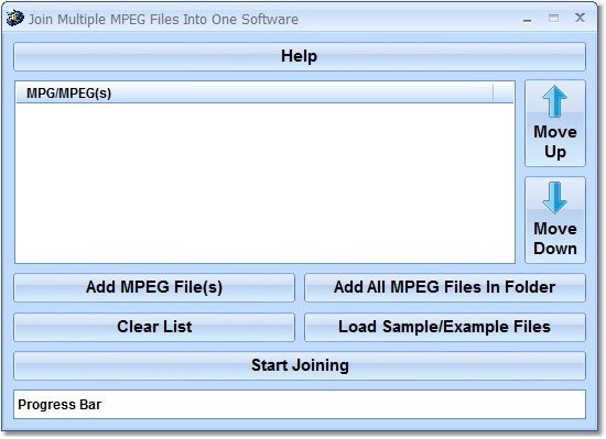 Join (Merge, Combine) Multiple MPEG Files Into One Software