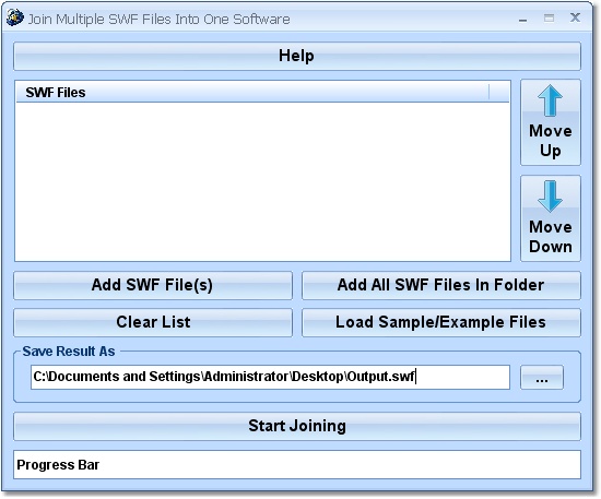 Join Multiple SWF Files Into One Software