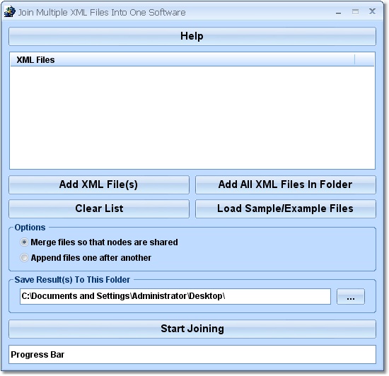 Join (Merge, Combine) Multiple XML Files Into One Software