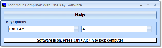 Windows 7 Lock Your Computer With One Key Software 7.0 full