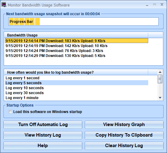 screenshot of monitor-bandwidth-usage-software