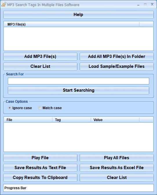 screenshot of mp3-search-tag