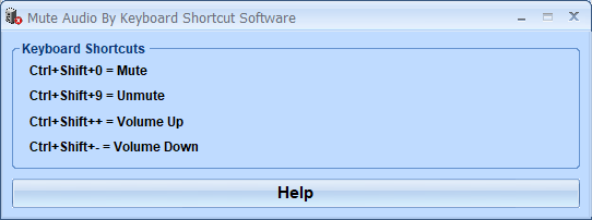 screenshot of mute-audio-keyboard