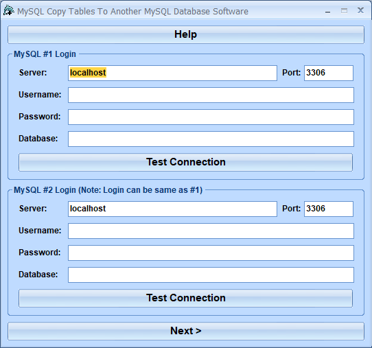 Windows 8 MySQL Copy Tables To Another MySQL Database Software full
