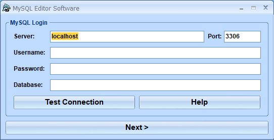 screenshot of mysql-editor-software