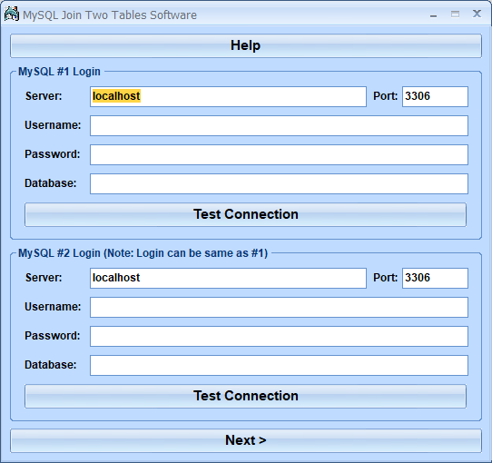 screenshot of mysql-join-two-tables-software